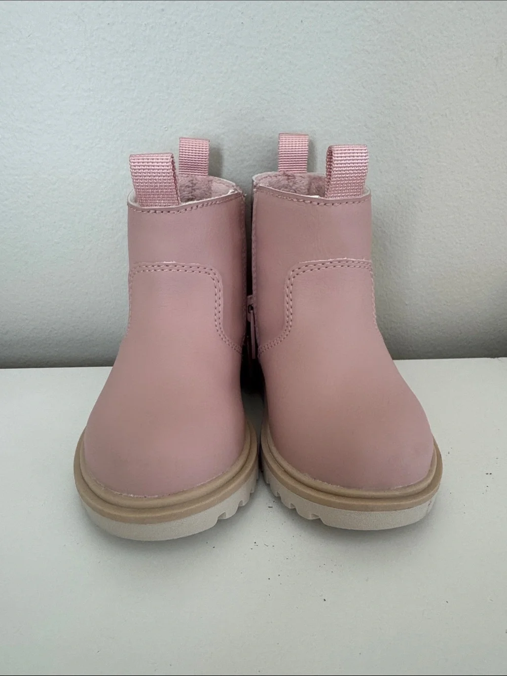 Kids Pink Chelsea Boots